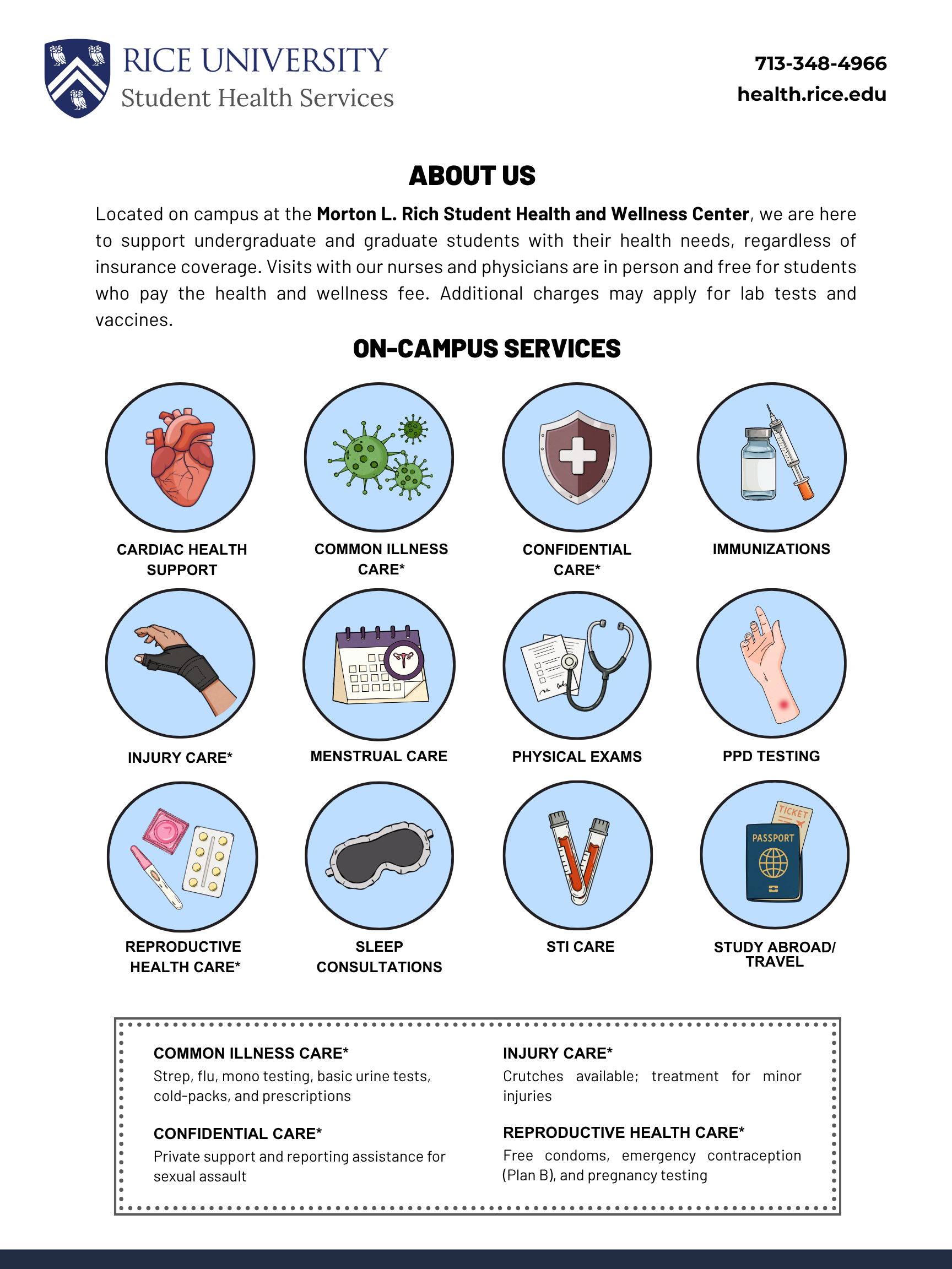 SHS - Services Poster